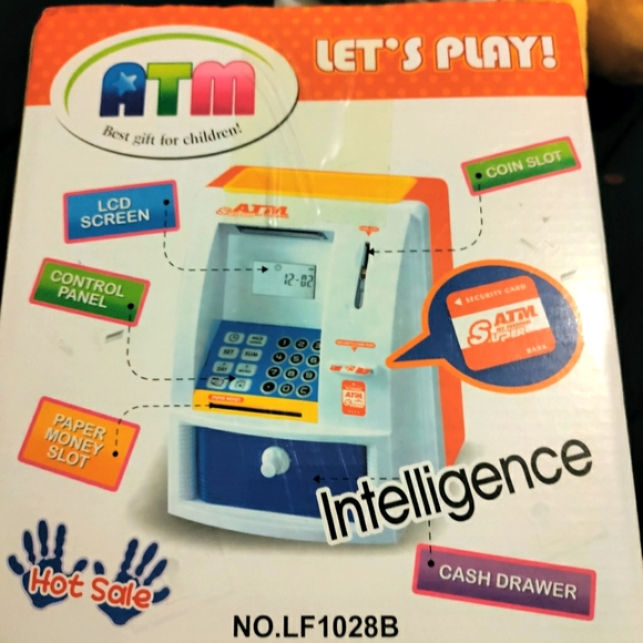 Pink ATM Bank toy - Picture 4 of 7